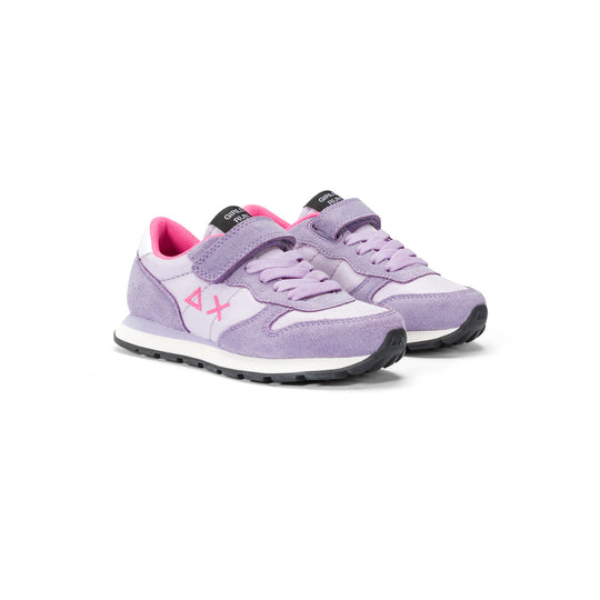 SUN68 ALLY SOLID NYLON LILLA SNEAKERS FOR GIRLS