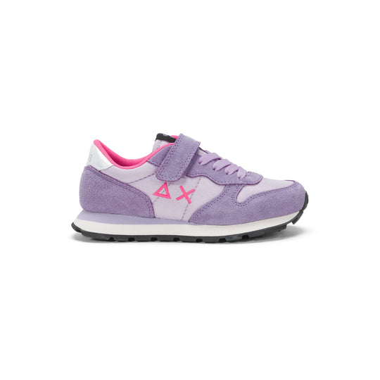 SUN68 ALLY SOLID NYLON LILLA SNEAKERS FOR GIRLS