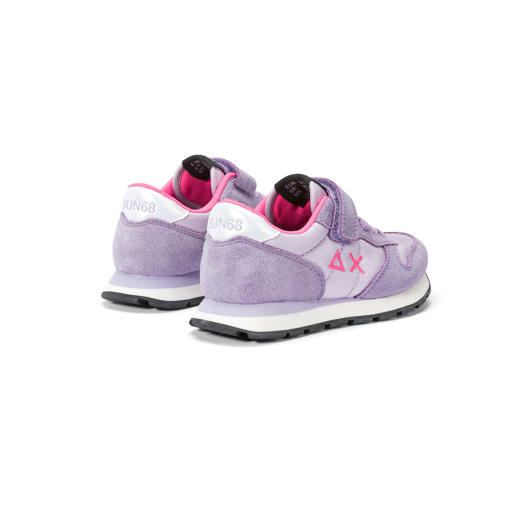 SUN68 ALLY SOLID NYLON LILLA SNEAKERS FOR GIRLS