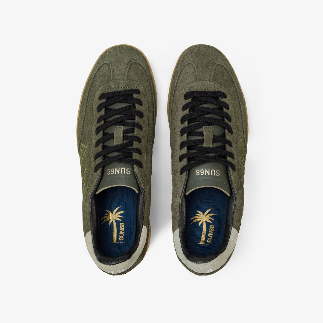 DARK MILITARY CALIFORNIA SUN SUEDE SNEAKER