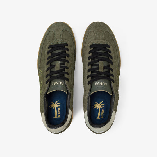 DARK MILITARY CALIFORNIA SUN SUEDE SNEAKER