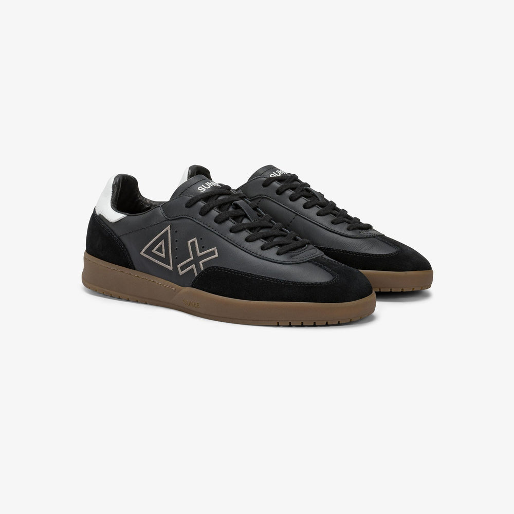 BLACK CALIFORNIA SUN LEATHER SNEAKER