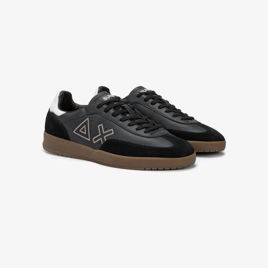 BLACK CALIFORNIA SUN LEATHER SNEAKER