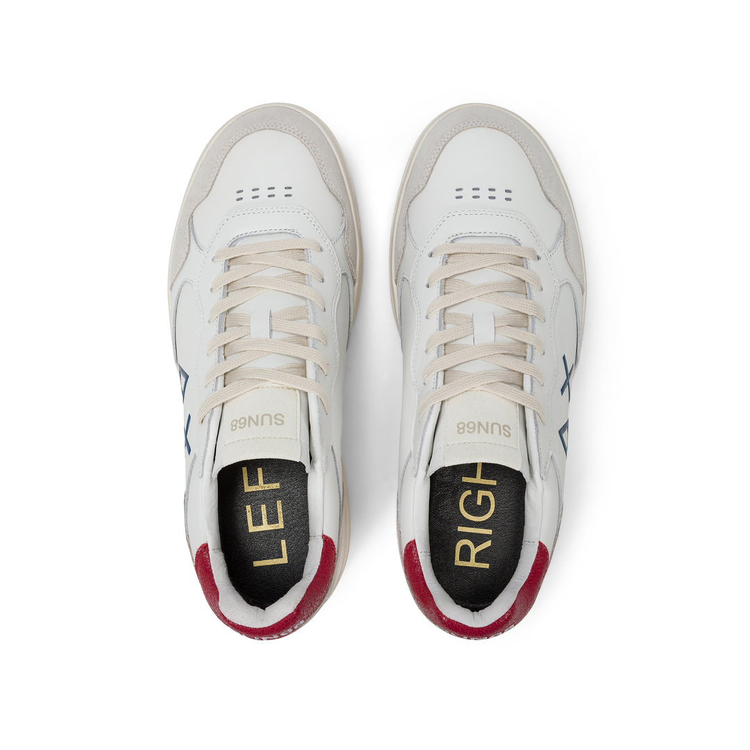 BORDEAUX BIG BASKET LEATHER SNEAKER