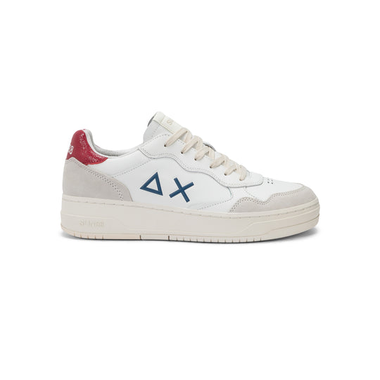 BORDEAUX BIG BASKET LEATHER SNEAKER
