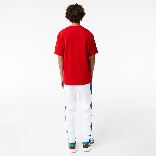 Men's Lacoste Holiday Relaxed Fit Comic Effect Badge T-Shirt