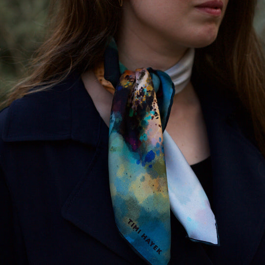 City of the Sun, Baalbek Ruins - Silk Scarf