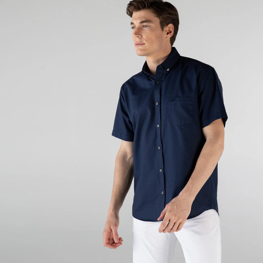 Men's Regular Fit Mini Pique Shirt - Ch9612