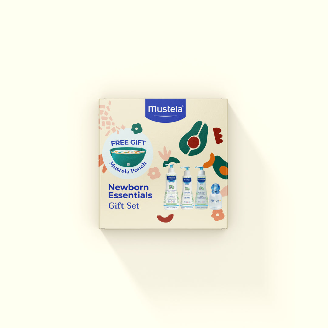 New Mustela Box  With Belt Bag Terracota