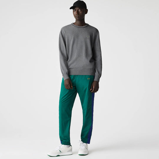 Men’s Crew Neck Striped Organic Cotton Sweater