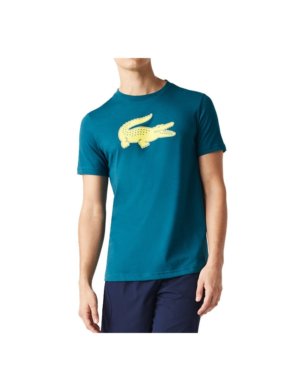 Men's Lacoste SPORT 3D Print Crocodile Breathable Jersey T-shirt