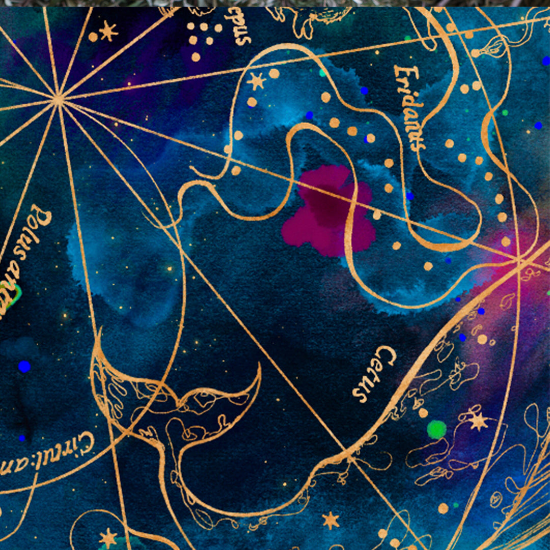 Celestial Map - Silk Scarf