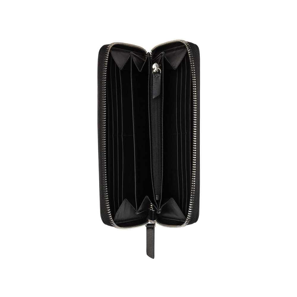 LE CUIR LISSE PORTEF. LONG ZIP