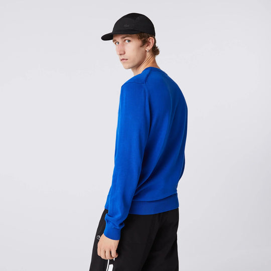 Monochrome Crew Neck Cotton Sweater - AH1985