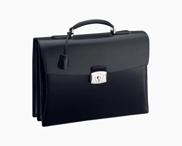 Line D Leather Double Gusset Briefcase - 181002 - MYHOLDAL LEBANON
