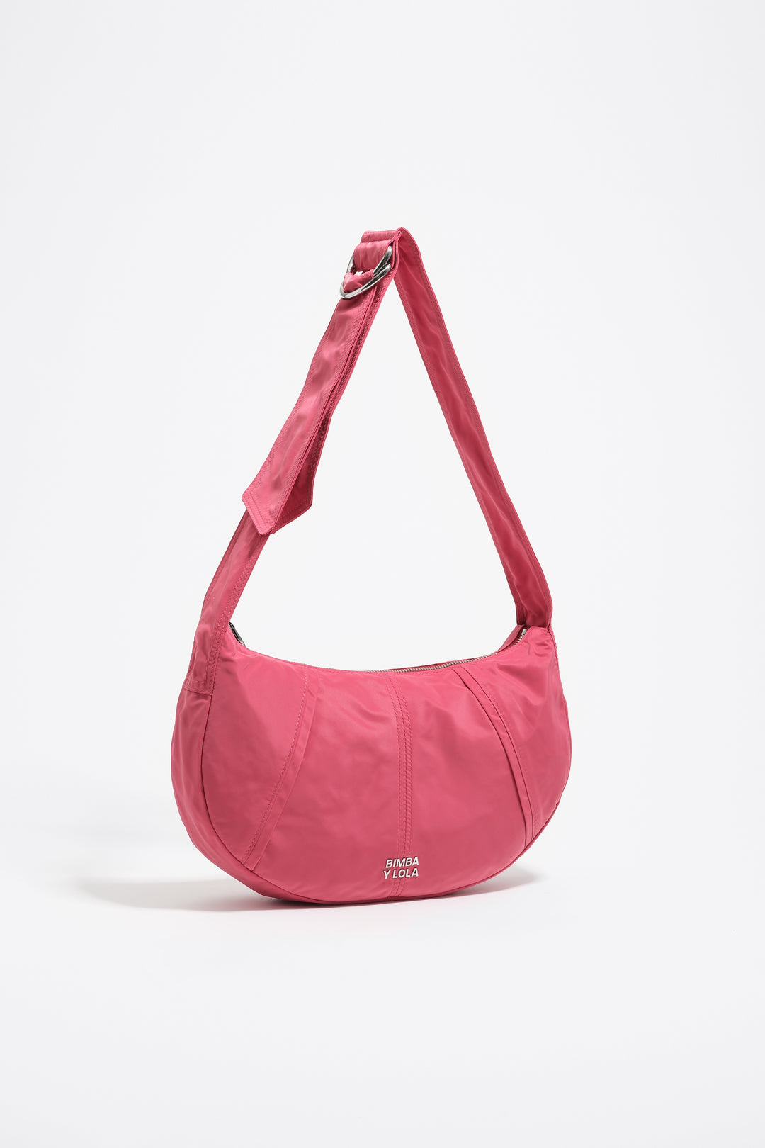 Small dark pink Moon bag