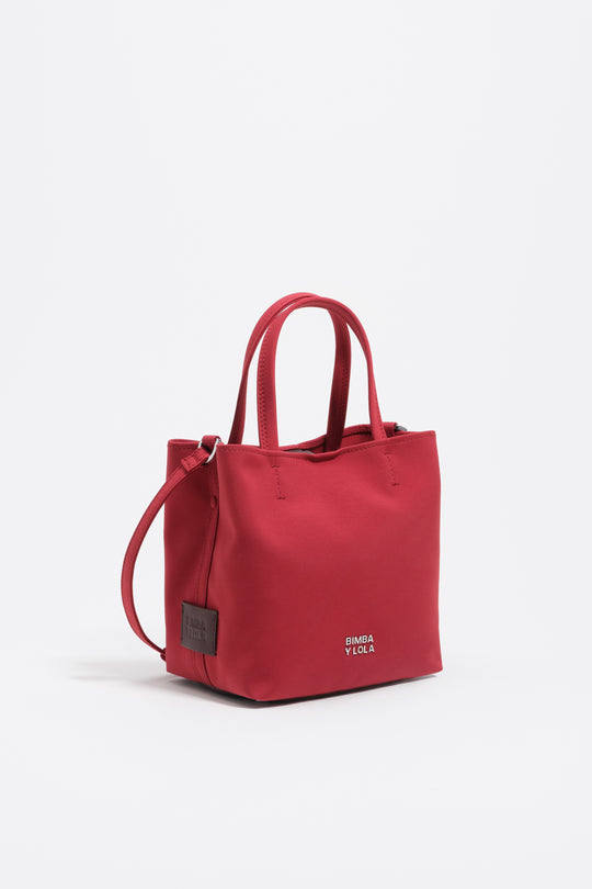 Small dark red nylon Chihuahua bag
