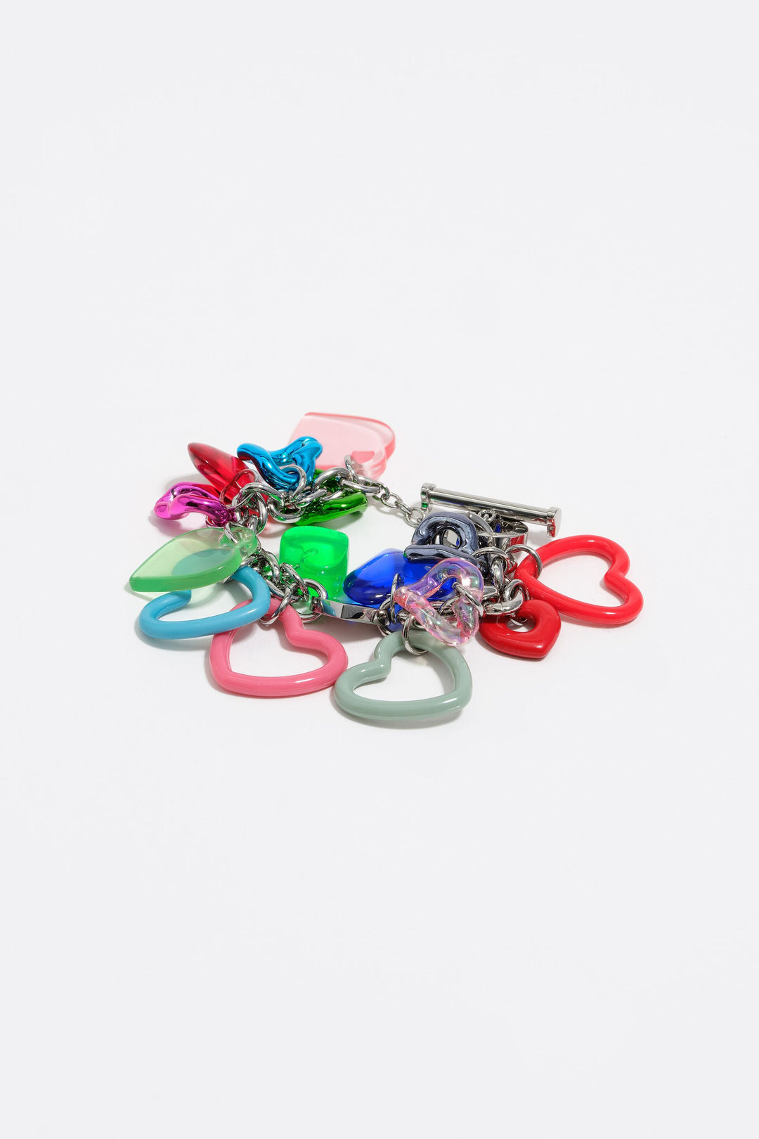 Multicolor hearts bracelet