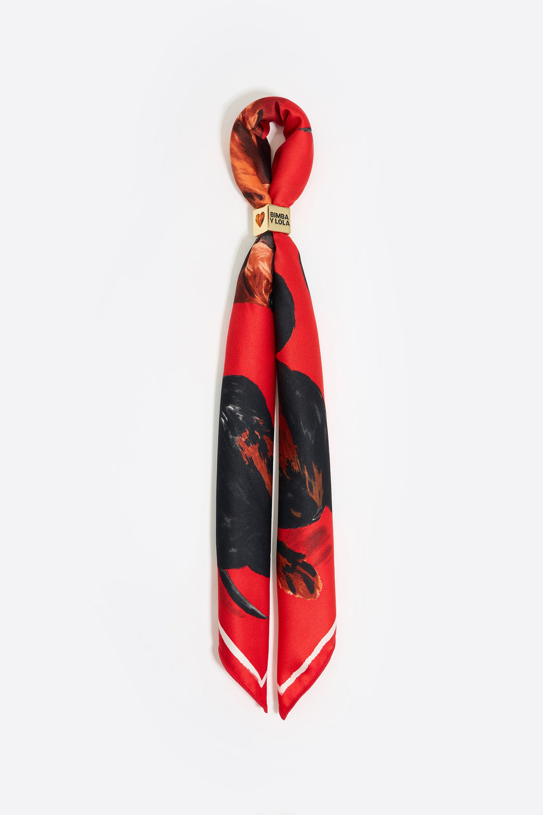 Red dogs scarf bag charm - MYHOLDAL LEBANON