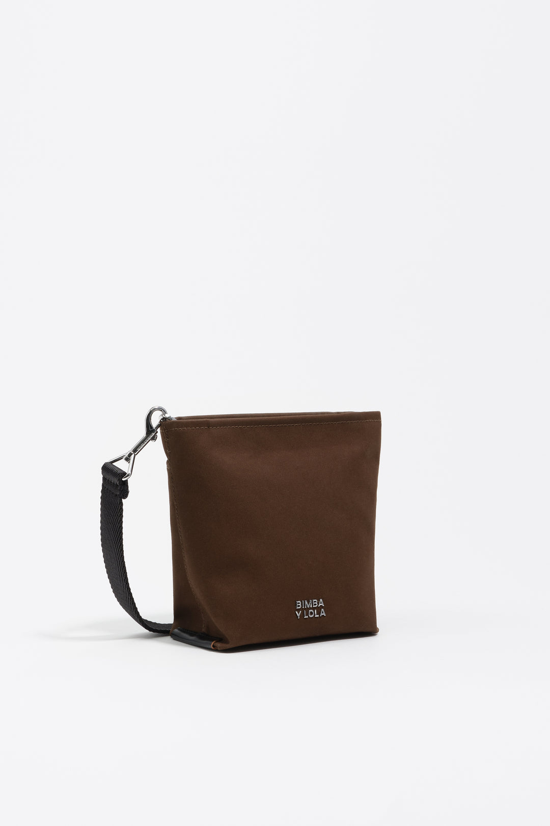 Dark khaki nylon mini Carlino bag