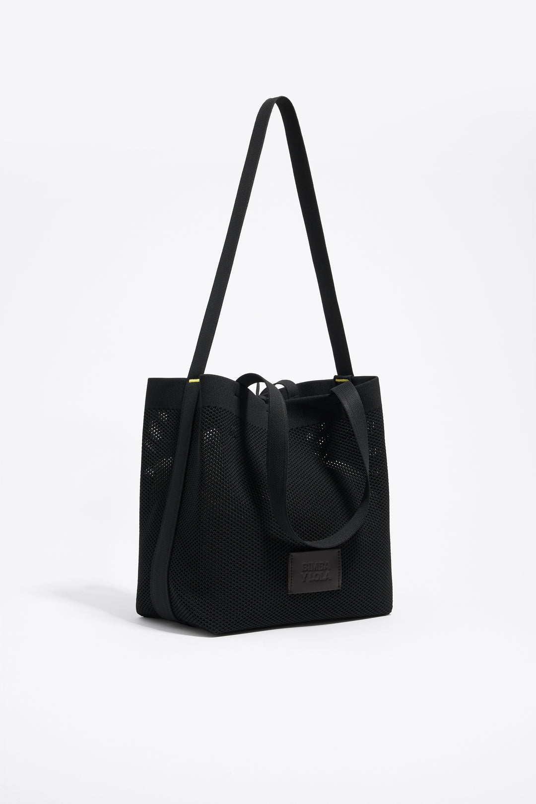 Medium black Flyknit shopper bag