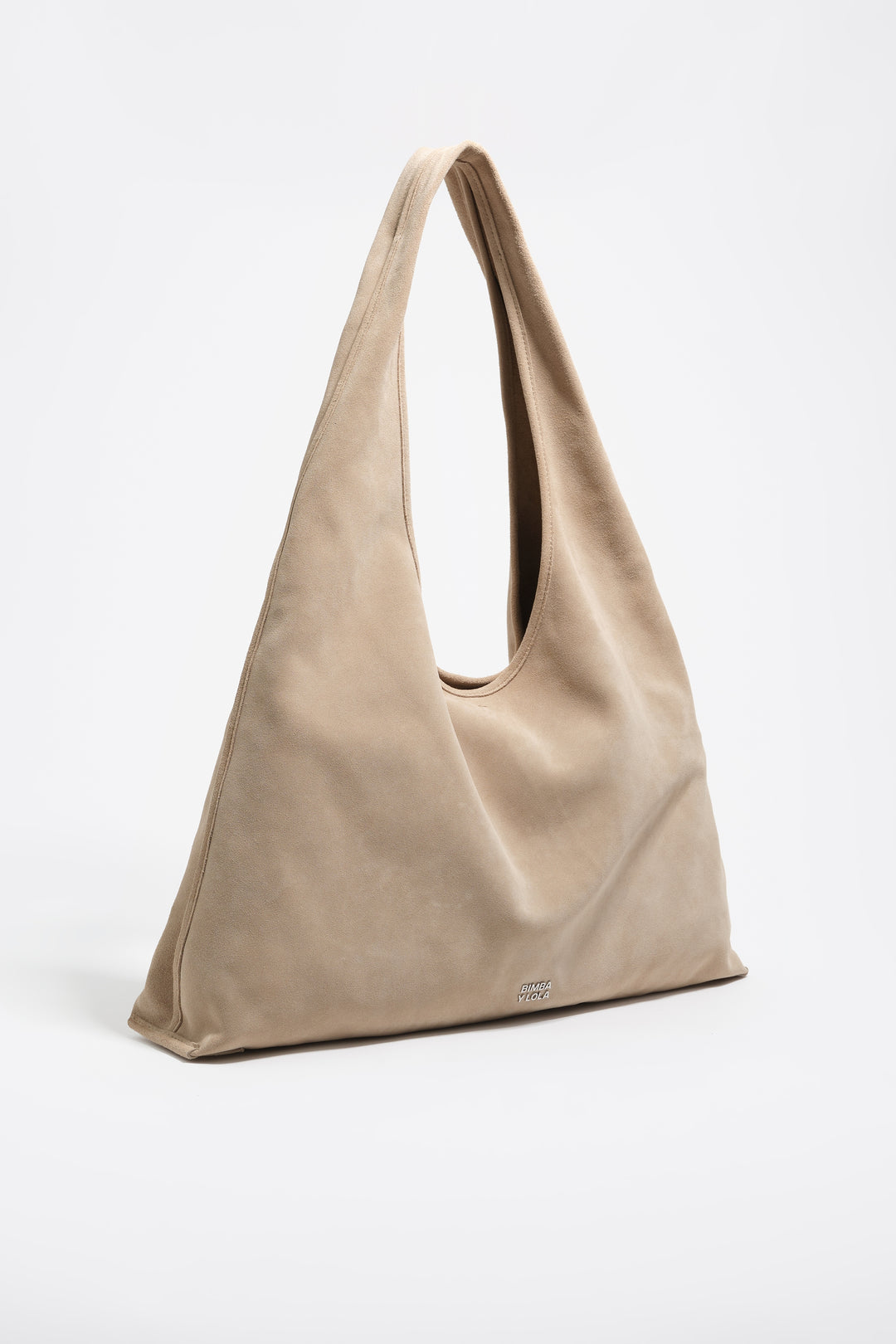 Sand leather maxi Bikini Paper bag