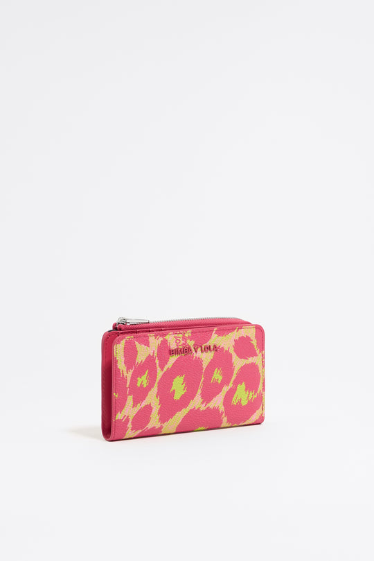 Leopard pink purse