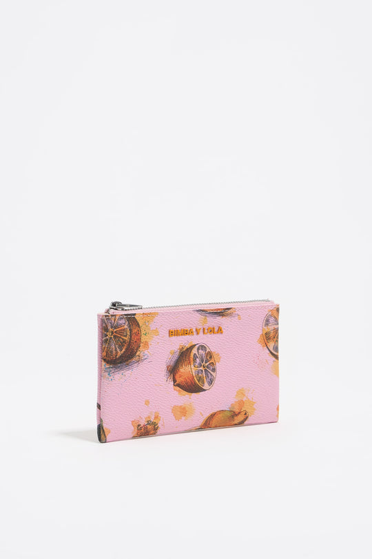 Lemons pink coin purse