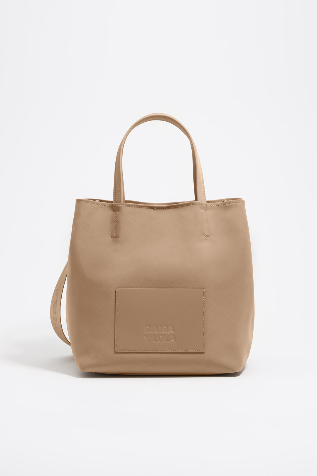 Large bark brown nylon Chihuahua shopper bag - MYHOLDAL LEBANON
