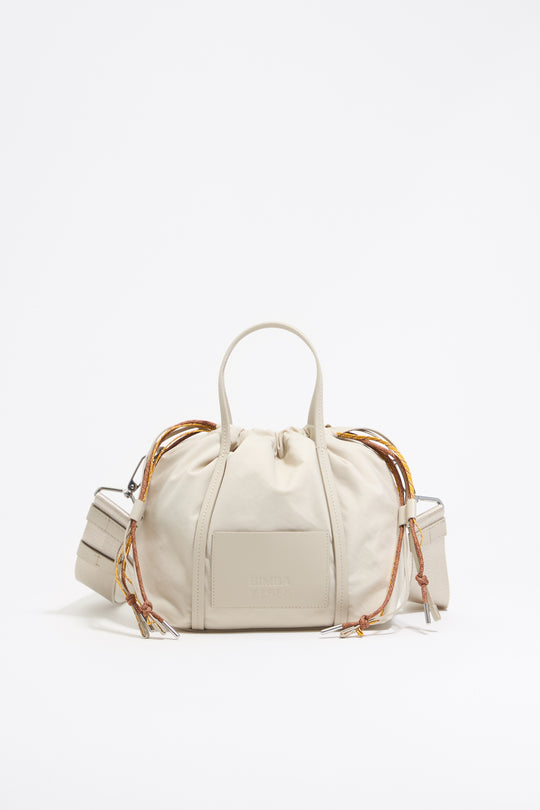 Small stone white crossbody bag