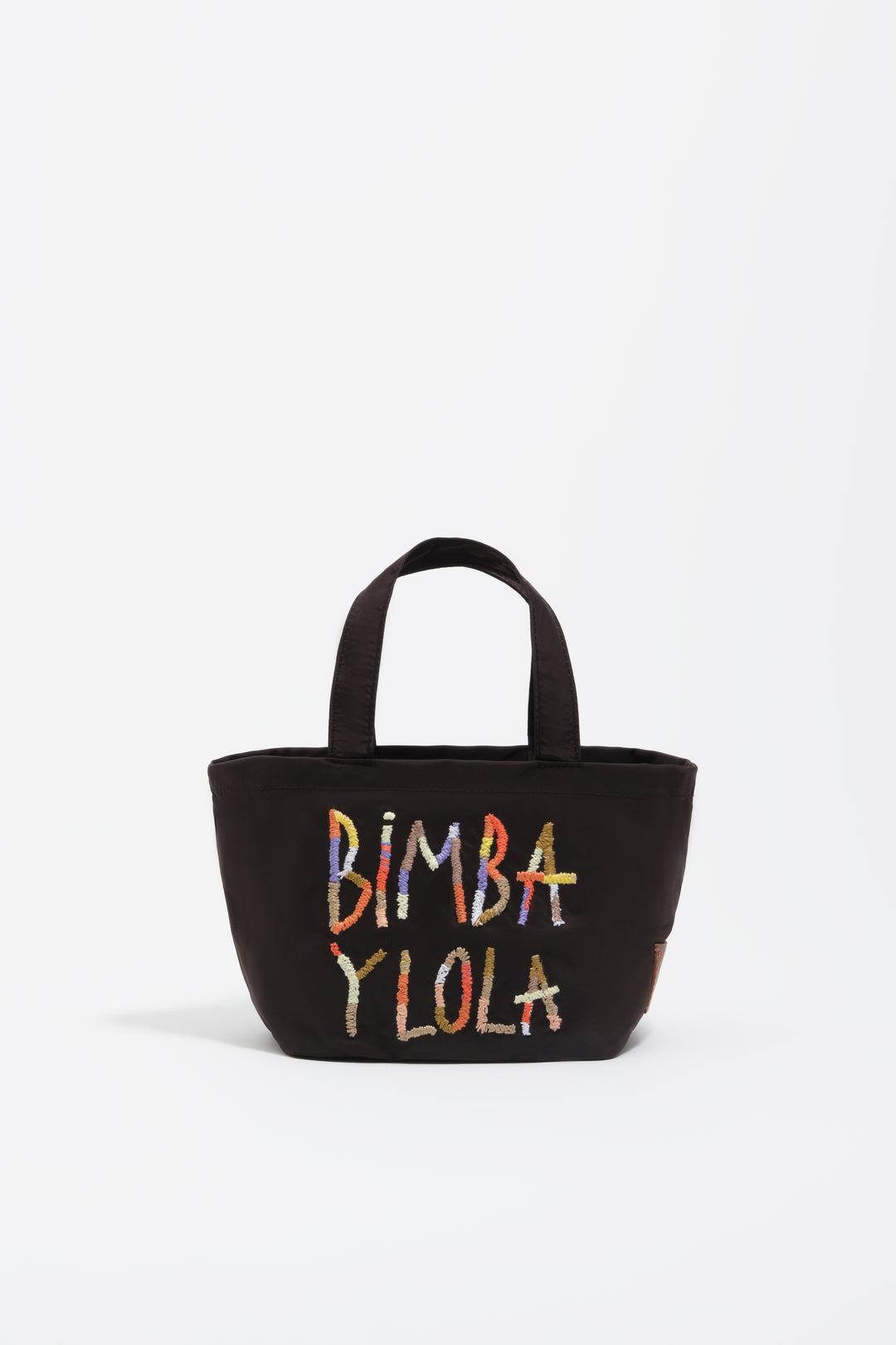 Charcoal nylon mini bag