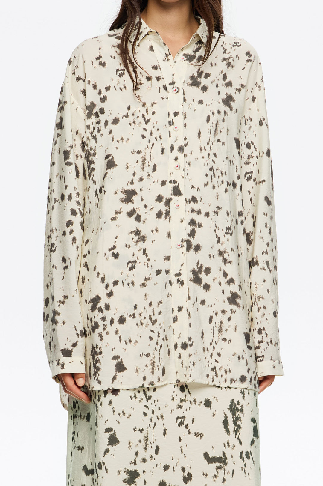 Ivory Lynx straight cut shirt