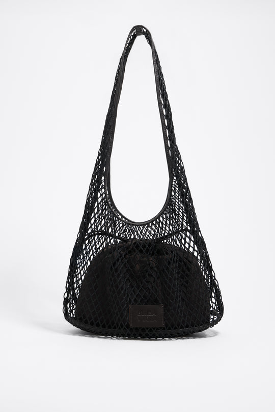 Black mesh Paper bag - MYHOLDAL LEBANON