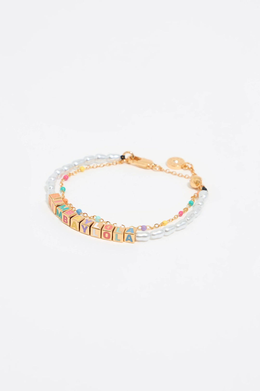 Multicolor Dice logo bracelet