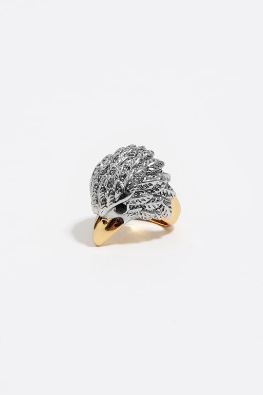 Silver eagle ring