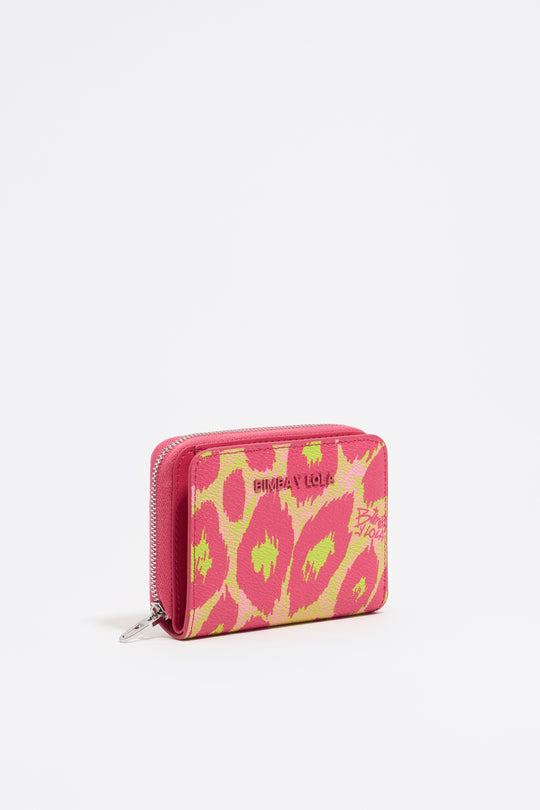 Leopard pink coin purse - MYHOLDAL LEBANON