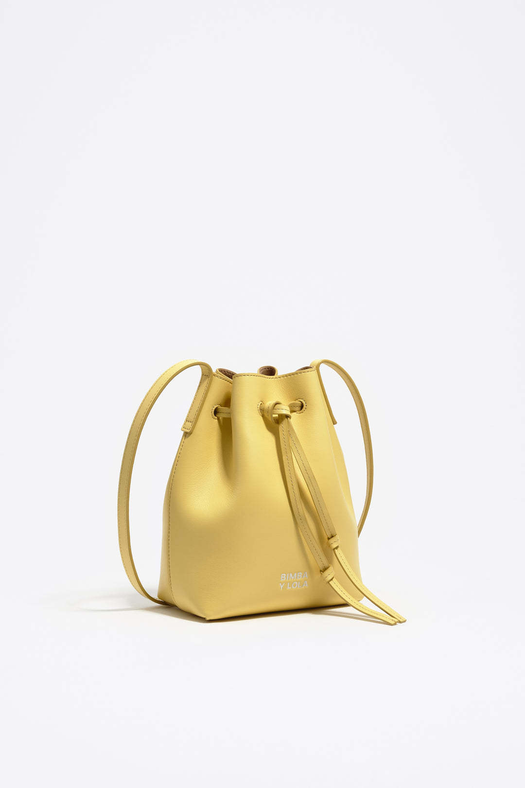 Banana leather bucket bag