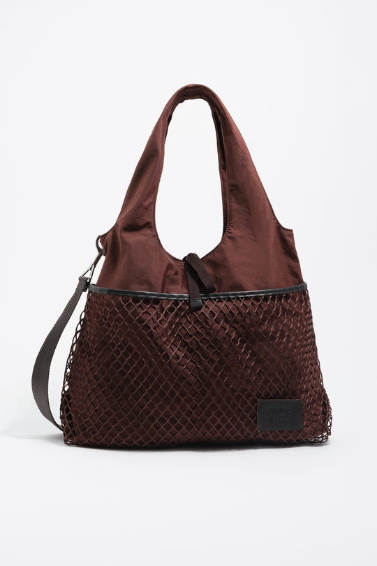 Large chocolate nylon Paper bag