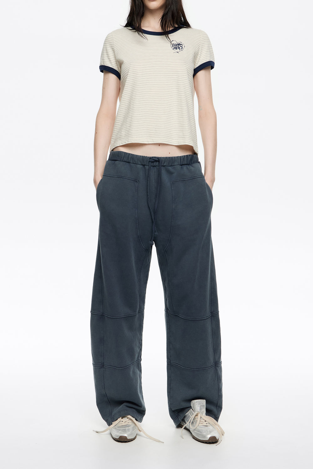 Grey-blue joggers
