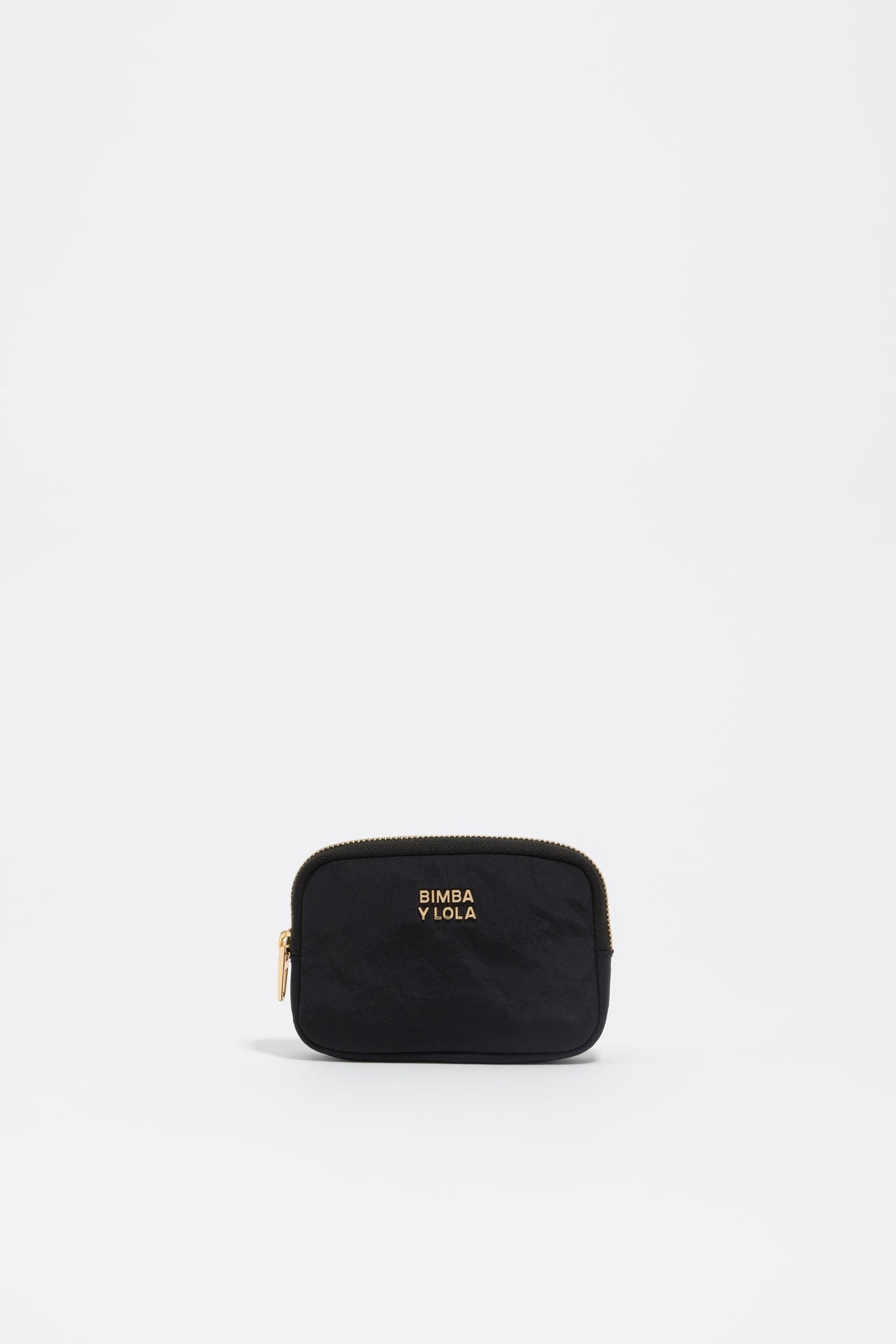 Black nylon coin purse