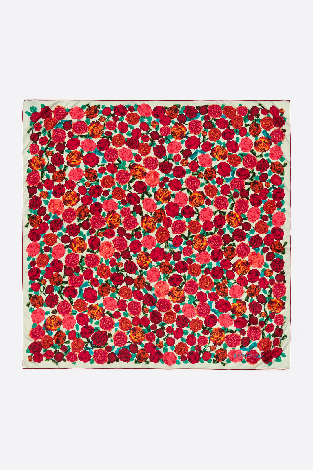 Strawberry roses scarf - MYHOLDAL LEBANON