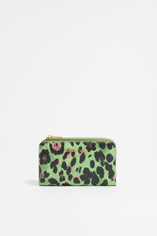 Green Leopard purse - MYHOLDAL LEBANON