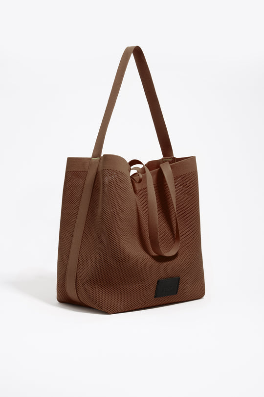Large brown Flyknit shopper bag - MYHOLDAL LEBANON