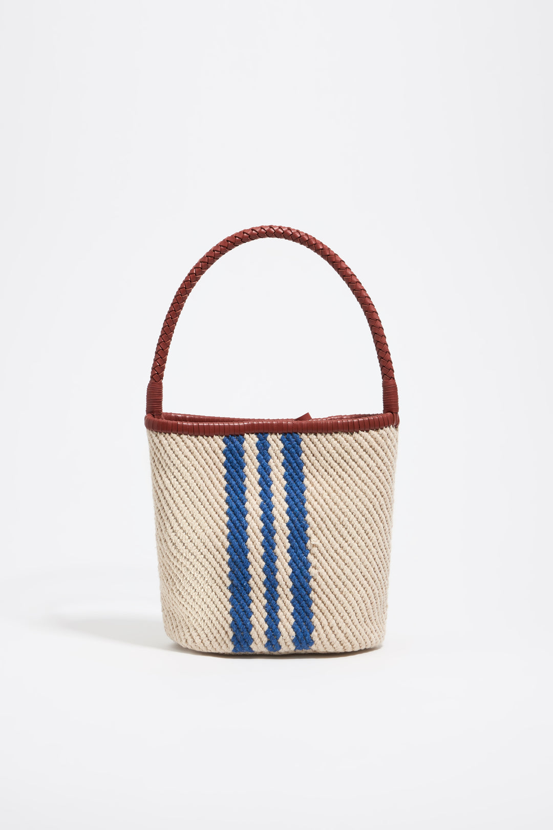 Medium ecru bucket bag