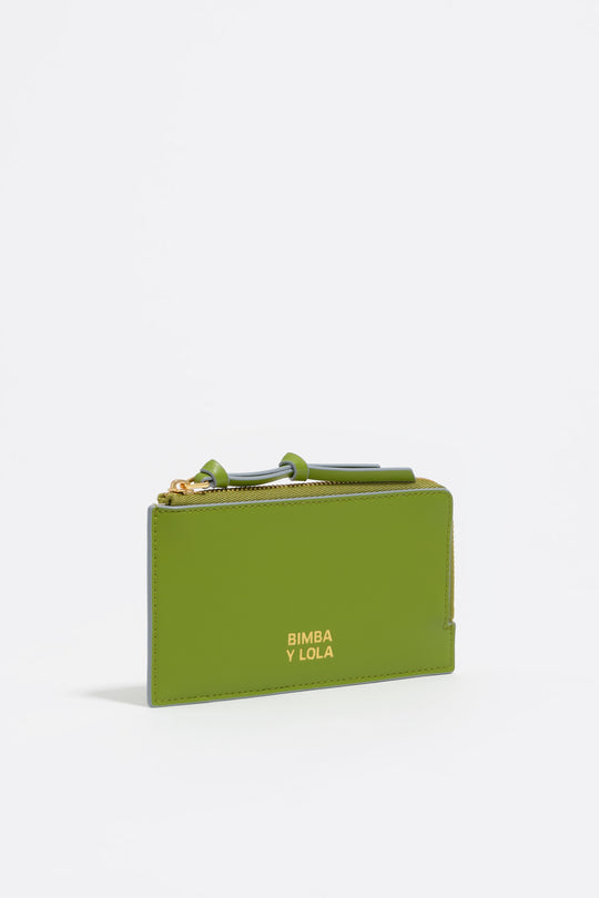 Kiwi leather purse