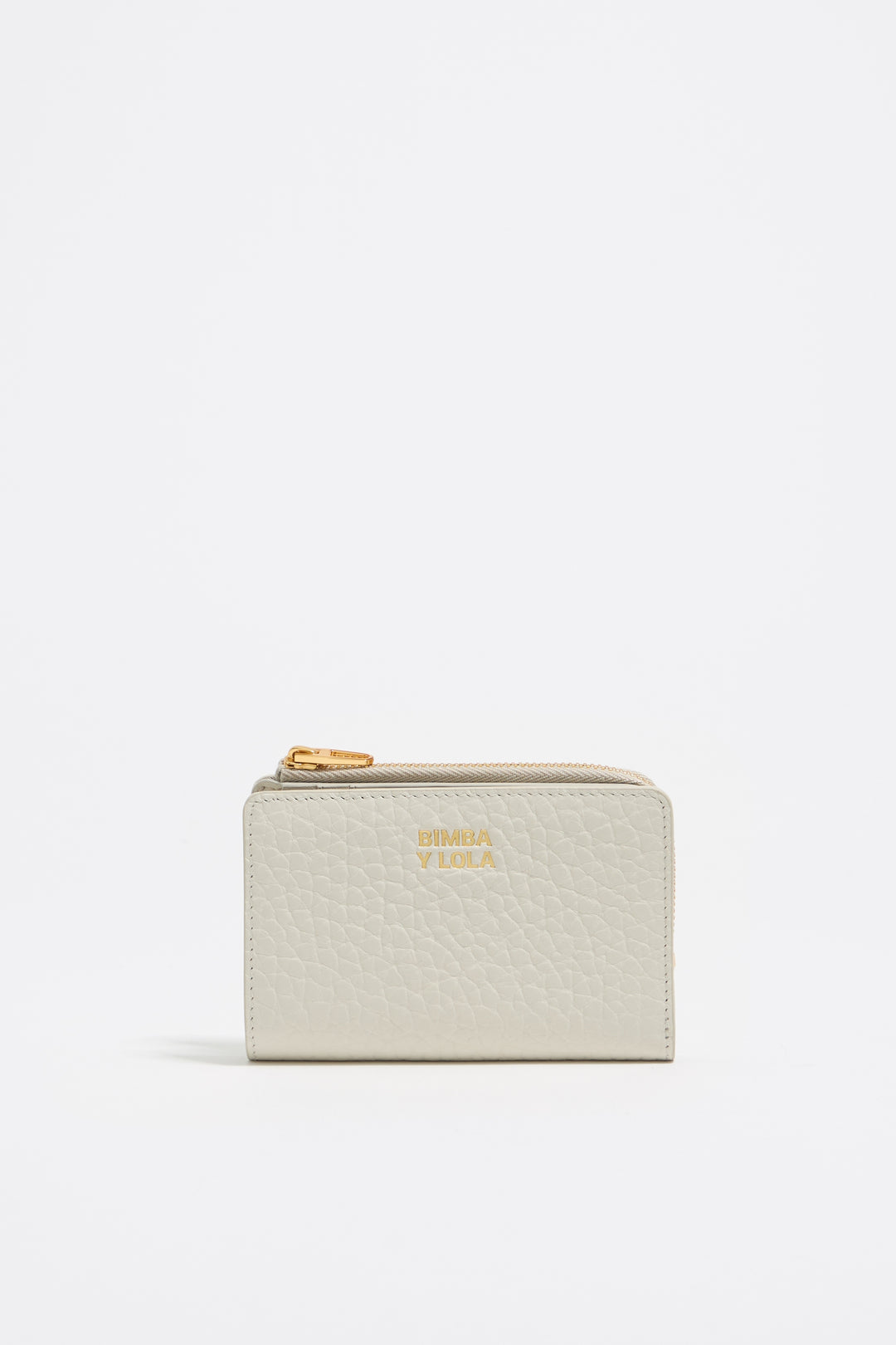 Off white leather purse