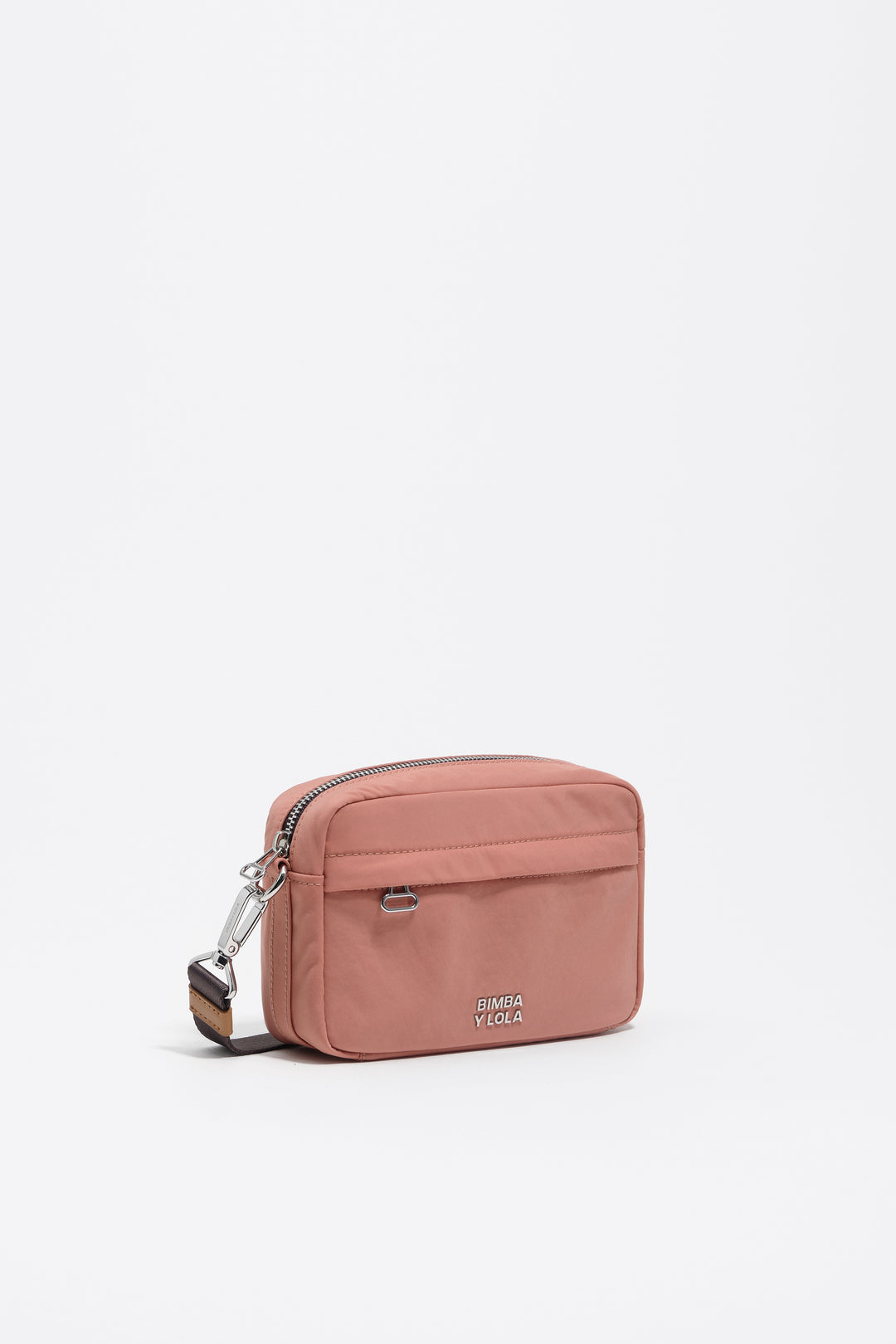 Pink nylon mini bag