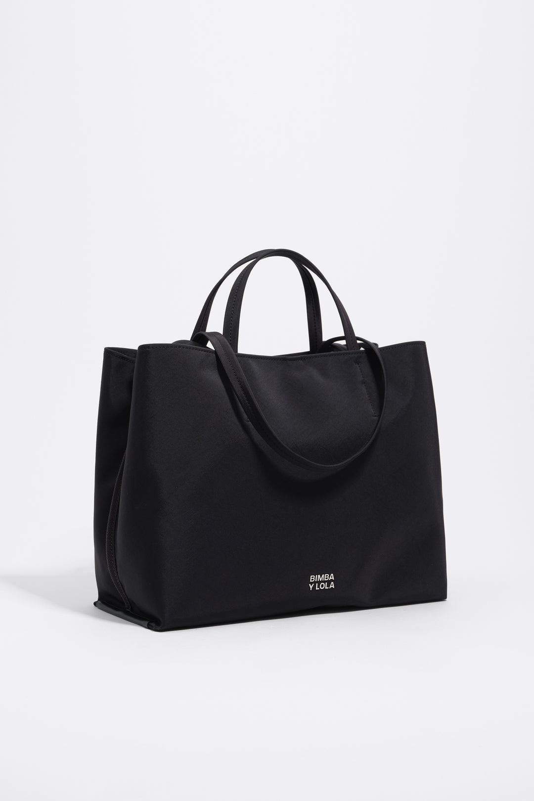 Large black nylon Chihuahua shopper bag