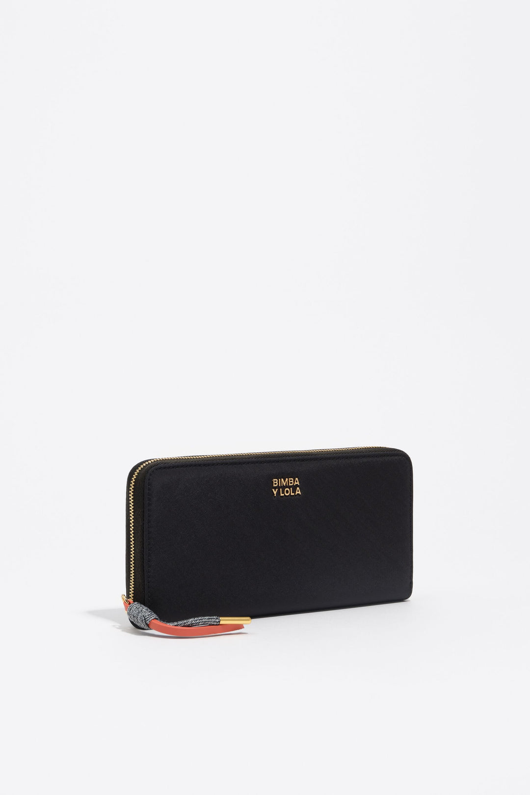 Large black nylon horizontal wallet