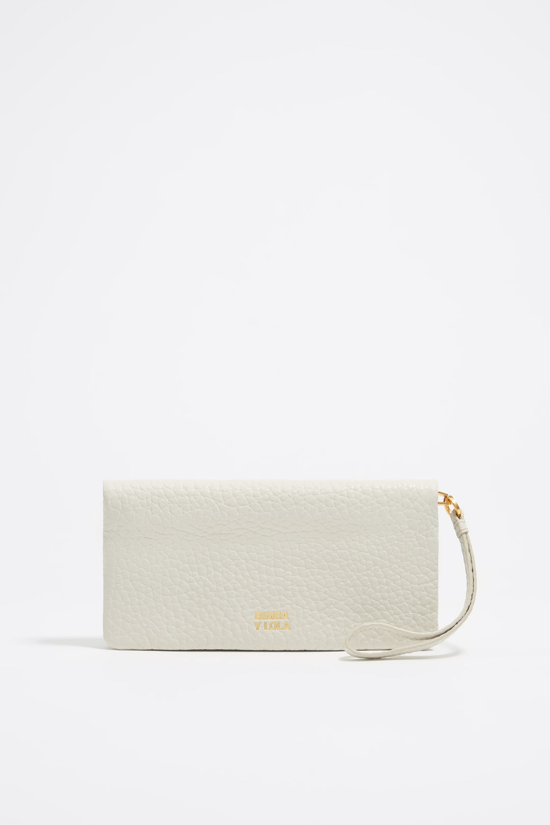 Off-white leather wallet